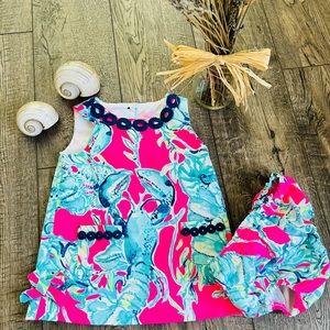 Lily Pulitzer Baby Dress - Lobsters in Love- EXCELLENT used condition